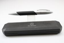 Vintage Official Mercedes-Benz Satin Chrome Ballpoint Pen (Cased & Refill) picture