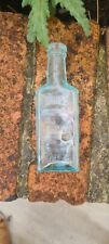 Antique Vintage Hood's Sarsaparilla Aqua Blue Chemist Medicine Apothecary Bottle picture
