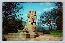 Marietta OH-Ohio, Monument To The Start Westward, Antique, Vintage Postcard picture