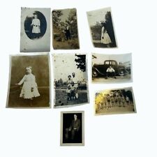 Vintage 1890’s - 1920’s photographs antique ephemera 8 pictures picture
