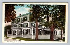 Damariscotta ME-Maine, Fiske House, Antique, Vintage Souvenir Postcard picture