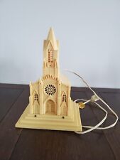 Vintage Christmas Light Up Church Cathedral Raylite Electric Corporation WORKS picture
