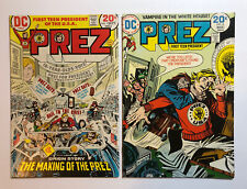 Prez #1 1st Appearance of Prez Rickard Sept 1973 & #4 Feb-Mar 1974 DC Comics picture