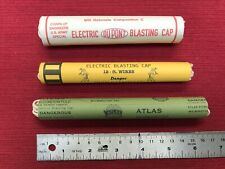 WW 2 US Army inert blasting cap reproductions, set of 3. Army Corps of Engineers picture