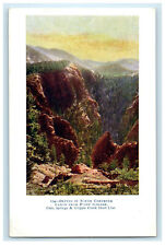 c1905 Depths of North Cheyenne Cripple Creek Short Line & Colo Springs Postcard picture