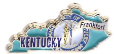 Kentucky State of Flag Colors 1 inch Hat Lapel Pin AV0326 F4D12F picture