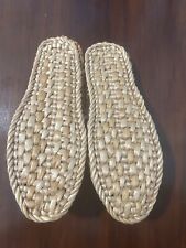 Vintage Russian Hand Braided Lapti Shoes made from Bast Fibers picture