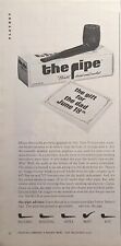 the pipe Gift for Dad Fathers Day Tobacco Smoking Vintage Print Ad 1967 picture