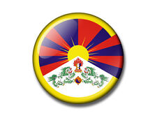 FREE TIBET 25 or 38mm button badge / fridge magnet. Dalai Lama BUDDHIST Peace  picture