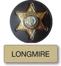 LONGMIRE POLICE NAME BADGE & SHERIFF 3