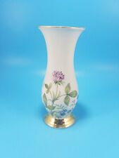 Vintage K&A Krautheim Selb Bavaria USA Zone Wild Flowers Vase Gold Trim 4 3/4