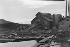 Clover Valley Lumber Co, Loyalton, California 1950s view OLD PHOTO picture