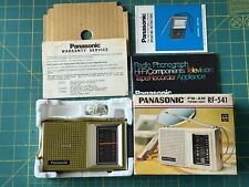 Vintage Panasonic RF-541 Avocado Green Transistor AM/FM Radio w/ Box etc picture