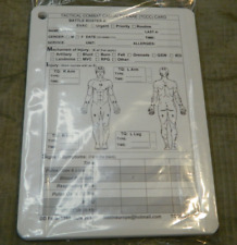 Tactical Combat Casualty Care Cards Reusable 20 Pack IFAK, First Aid Kit picture