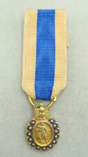 Vintage Sons of the Revolution 1883 - Miniature Lapel Medal & Ribbon picture