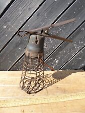 Vintage wooden handled 'Nettle' Inspection lamp / Garage /Workshop lamp .Working picture