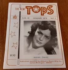 VTG New Tops Magic Magazine Vol. 19, No. 1, January 1979 - Marian Chavez picture