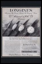 1958 Longines Admiral Watch Framed 11x17 ORIGINAL Vintage Advertising Poster picture
