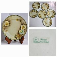 (6) Marked Nippon Hand Painted 7.25