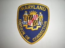 MARYLAND DIVISION OF CORRECTION DOC PATCH - NEW picture
