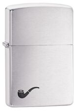 Zippo Pipe Brushed Chrome Windproof Lighter, 200PL picture