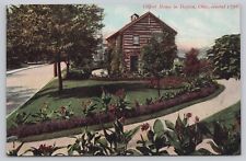 Dayton Ohio, Oldest House Built in 1796, Vintage Postcard picture