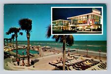 Miami Beach FL-Florida, New Waikiki Hotel Advertising, Vintage Postcard picture
