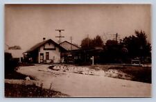 J99/ Westerville Ohio RPPC Postcard c1950s REPRINT Railroad Depot  496 picture