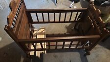 Vintage Antique Baby Crib Late 1800s 1900s picture