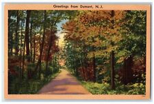 1952 Greetings From Dumont  New Jersey NJ Posted Vintage Postcard picture