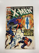 X-Men #63 High Grade 1969 Silver Age Marvel Comic Key - Neal Adams  Magneto picture