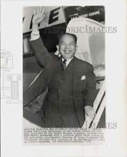 1953 Press Photo Philippine diplomat Carlos P. Romulo in San Francisco picture