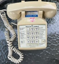 Vintage Proctor & Gamble Office Phone Desk Top Cream Tan picture