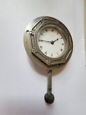 Antique Waltham Manual Wind 8 Day Car Clock 15 Jewel Adjusted Automobile Vintage picture