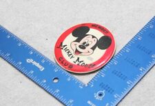 Vintage 69 Disney Mickey Mouse Club Member Button Pin Red White Metal picture