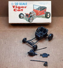 60s Vintage Ford T Bucket Model Kit Tiger Cat 1:32 Collectible Hot Rod Rat picture