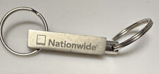 Vintage Nationwide Insurance Advertising Metal Keychain Key Ring Chain picture