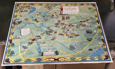 Original circa 1950's or 60's unused Scott Map of Concord Massachusetts - WOW picture