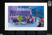 SIDESHOW Party at Avengers Tower KAT HUDSON Unframed Fine Art Print  not Mondo picture