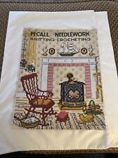 Vintage 1940s McCall Needlework Magazine Winter 1944-45 Knitting Crochet Pattern picture