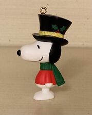 Top Hat Snoopy PEANUTS Hallmark Keepsake Christmas Ornament 1995 picture