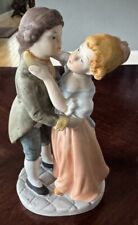 Vintage Sweet Victorian Couple Dancing Figurine 5.5” Tall picture