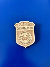 Chesapeake Bay Junior Ranger Badge Brand New Wooden Ohio picture