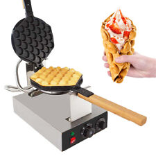 Bubble Waffle Maker | Manual Thermostat | Replaceable Nonstick Mold | 110V picture
