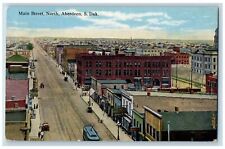 c1910's Aerial View Main Street North Aberdeen South Dakota SD Antique Postcard picture
