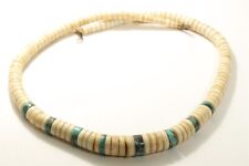 Vintage Santo Domingo Pueblo Old Pawn Graduated Heishi Bead Necklace 18.5