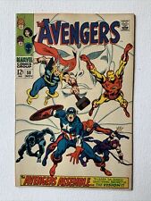 Avengers #58 2nd Appearance Vision Ultron/Vision Origin Marvel 1968 VF- picture