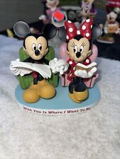RARE Disney Hamilton Collection With You Is Where I Want To  Mickey & Minnie 797 picture