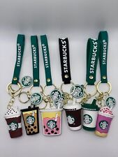 2023 New Starbucks China Keychain Ornament Ice Cream Cup Keyrings Xmas Gift picture