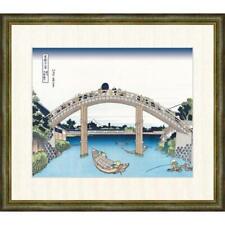 F8 Ukiyo Painting Large Frame Under Fukagawa Permanent Bridge Katsushika Hokusai picture